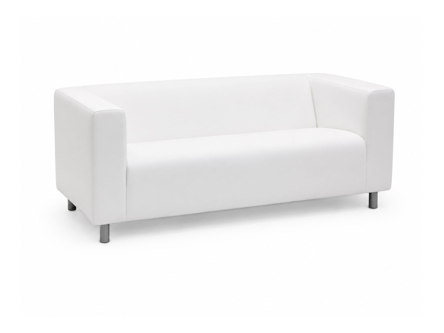 Double White Sofa